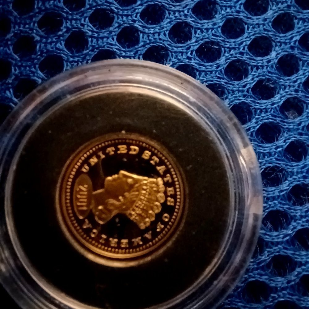 Indian Head Dollar Gold Replica  14k